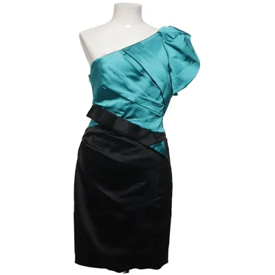 Cocktailkjole (Sort, Turkis) fra Karen Millen Acetat, Elastan, Polyamid