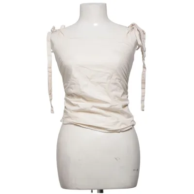 Tanktop  (Beige) fra Mathilde Gøhler x NA-KD Bomuld, Elastan