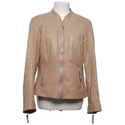 Leather jacket (Beige) from Cabrini Leather