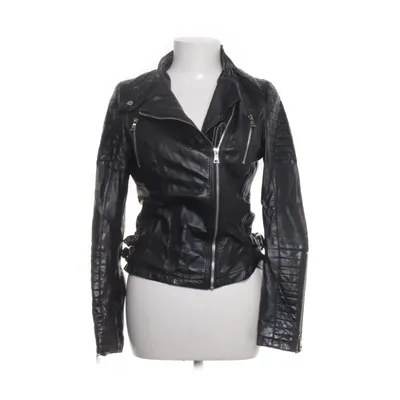 Biker jacket (Black) from King of Fashion Polyester