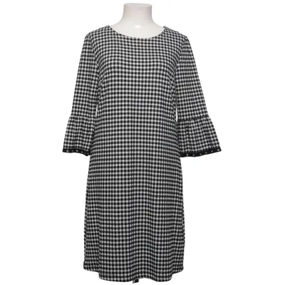 Dress (Black, White) from Oui Elastane, Polyester, Viscose