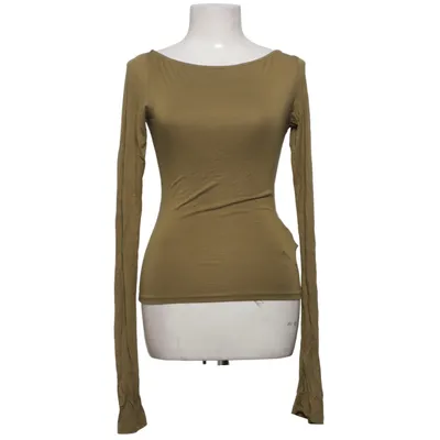 Langærmet t-shirt (Grøn) fra A-DSGN Elastan, Modal, Tencel