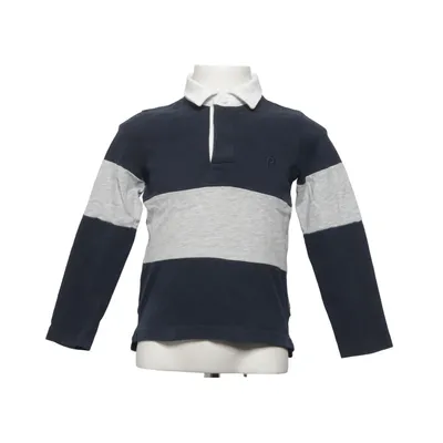 Rugby shirt (Blue, Gray, White) from Polarn O. Pyret Organic cotton, Viscose