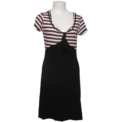 Jurk (Zwart, Wit, Bruin) van Rock Rebel Elastaan, Viscose
