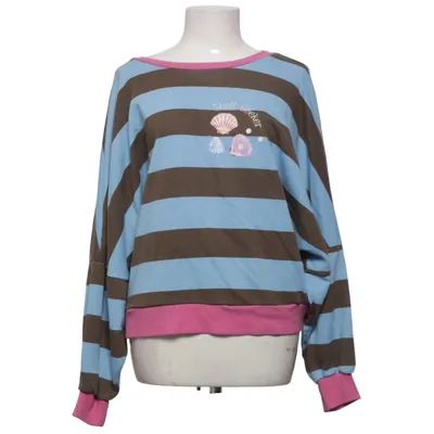 Sweatshirt (Bleu, Marron, Rose) de Naoko Coton, Polyester