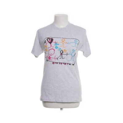 T-shirt (Grå, Flerfarvet) fra Fruit of the Loom Bomuld, Polyester