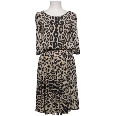 Robe (Beige, Noir) de A Wear Élasthane, Polyester