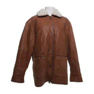 Shearling jacket (Beige) from Joy Leather, Acrylic, Polyester