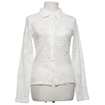 Bluse (Hvid) fra Lindex Bomuld, Elastan, Polyester