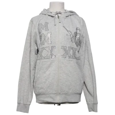 Capuchon sweater (Grijs) van Sanders Katoen, Polyester, Viscose