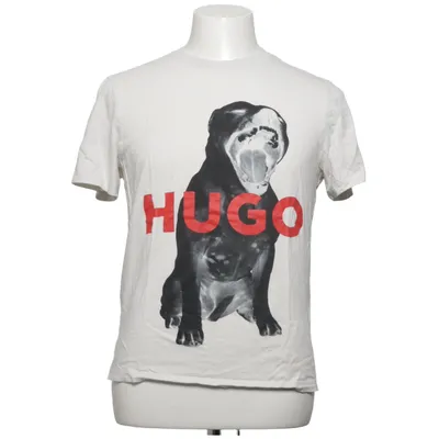 T-shirt (White, Black, Red) from Hugo Boss Cotton, Elastane