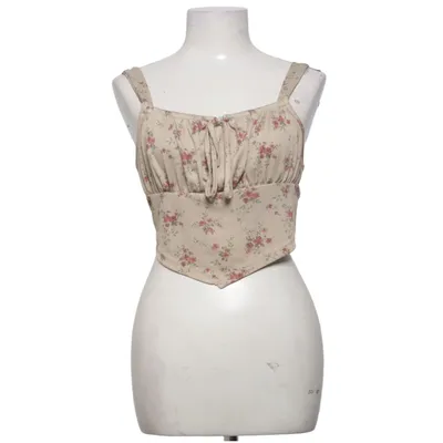 Crop Top (Beige, Rot, Grün) von Romwe Baumwolle, Polyester