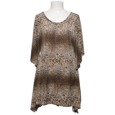 Dress (Brown, Black) from Comeng Cotton, Polyester
