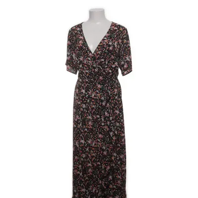 Maxi jurk (Zwart, Meerkleurig) van Liz Devy Elastaan, Polyester