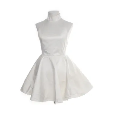 Jurk (Wit) van Rotate Polyester, Viscose