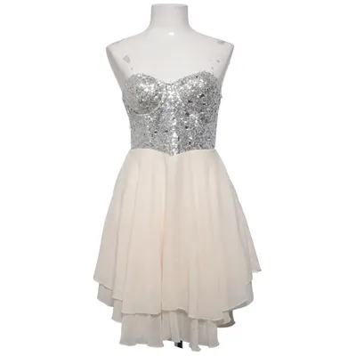 Cocktailjurk (Beige, Zilver) van Te Amo Polyester