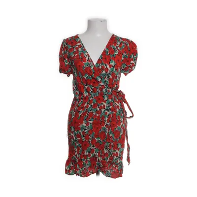 Wrap dress (Red, Multicolored) from Zara Basic Z1975 Denim
