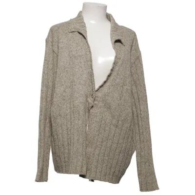 Cardigan (Beige) van Greenhouse Acryl, Katoen, Linnen