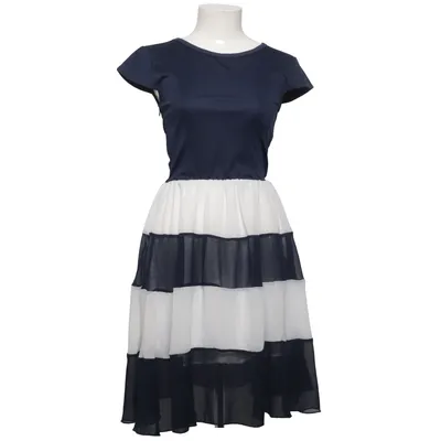 Kjole (Sort, Hvid) fra L.B.C. Polyester
