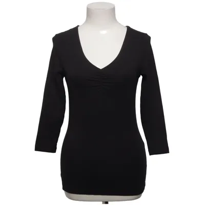 Long sleeve T-shirt (Black) from Åhléns Elastane, Organic cotton