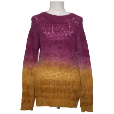 Tröja (Lila, Gul) från Rabens Saloner Merinoull, Mohair, Polyamid