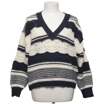 Trui (Blauw, Wit) van Ichi Gerecycled polyester