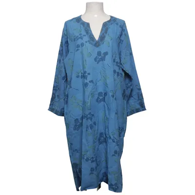 Klänning (Blå, Flerfärgad) från Oriental Vintage Bomull