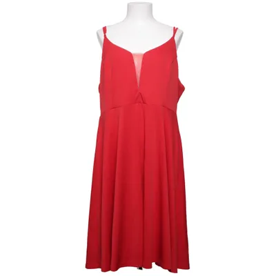 Robe (Rouge) de Grace Karin Élasthane, Polyester, Viscose