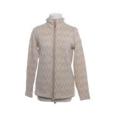 Cardigan (Beige, White) from Fjällräven Wool