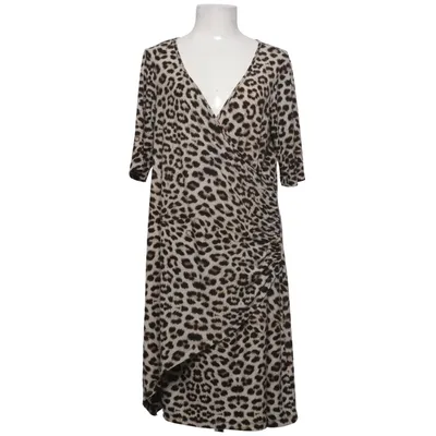 Wrap dress (Beige, Black, Brown) from Happy Holly Polyester