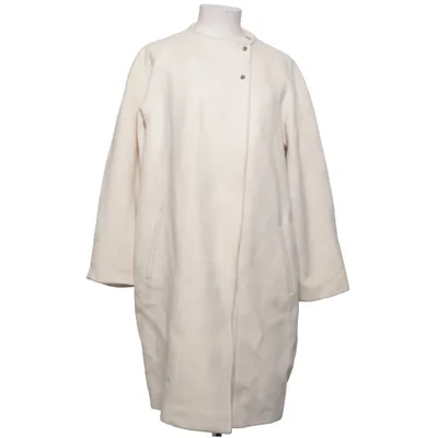 Mantel (Weiß) von Gerard Darel Acetat, Angora, Baumwolle, Viskose, Wolle