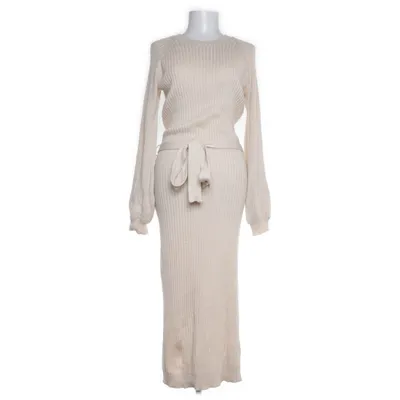 Maxikjole (Beige) fra Bubbleroom Bomuld, Viscose, Polyamid