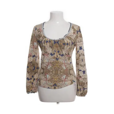 Long sleeve T-shirt (Beige, Multicolored) from Munthe plus Simonsen Cotton, Elastane