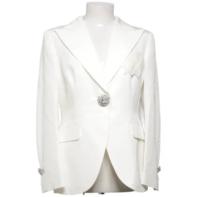 Blazer (Wit) van Escada Katoen, Viscose