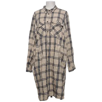 Blusenkleid (Beige, Schwarz, Weiß) von Happy Holly Baumwolle
