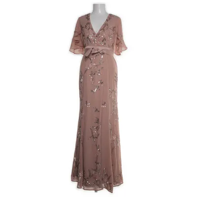Evening gown (Beige) from Maya Deluxe Polyester