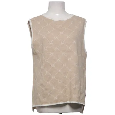 Pull sans manches (Beige, Blanc) de Coster Copenhagen Coton, Polyamide, Soie