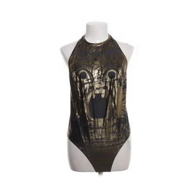 Swimsuit (Gold, Black) from H&M Studio Polyamide, Elastane, Polyester
