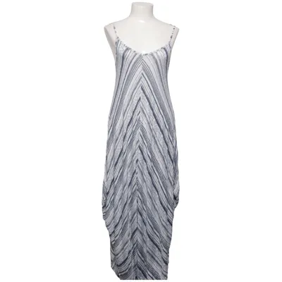 Maxi jurk (Blauw, Grijs, Wit)