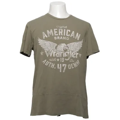 T-shirt (Groen) van Wrangler Katoen