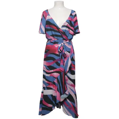 Omlottklänning (Blå, Rosa, Svart, Vit, Flerfärgad) från Glamour Polyester