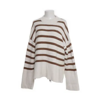 Tröja (Vit, Brun) från Samsøe & Samsøe Ekologisk bomull, Ull