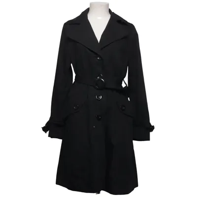 Trench coat (Black) from H&M Cotton, Polyester