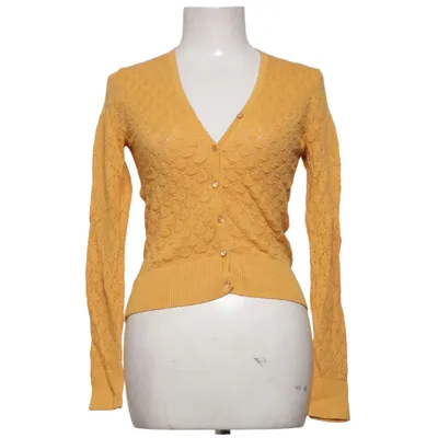Strickjacke (Gelb) von King Louie Baumwolle, Viskose