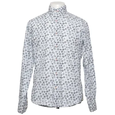 Shirt (White, Blue) from Brands Cotton
