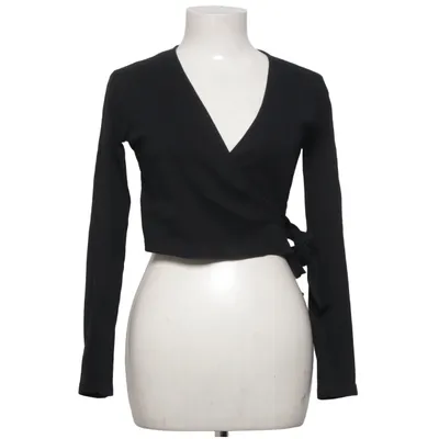 Wrap top (Black) from United Colors of Benetton Cotton