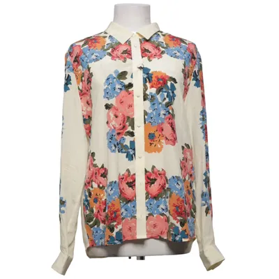 Blouse (Blanc, Multicolore) de Sézane Soie