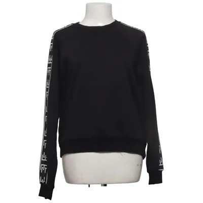 Sweatshirt (Black, White) from Fairfield Cotton, Polyester