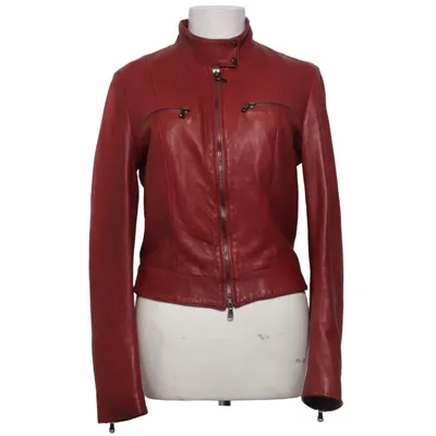 Veste en cuir (Rouge) de Vent couvert Cuir, Polyester