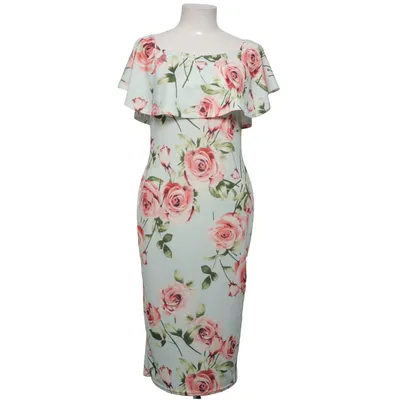 Jurk (Frill Print Dress) van NLY One Elastaan, Polyester
